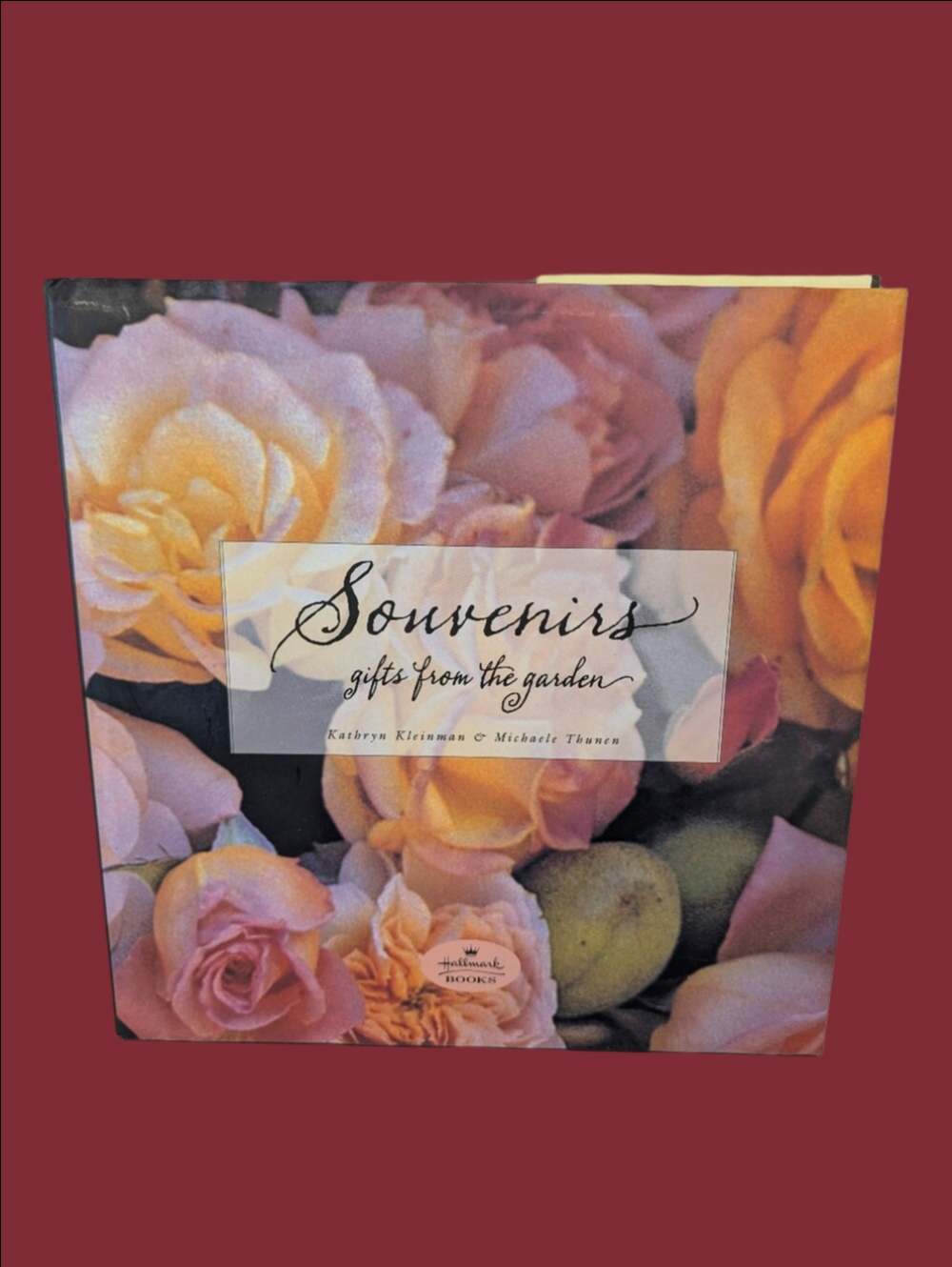 Hallmark Garden Floral Hardcover Book - Pink & Yellow